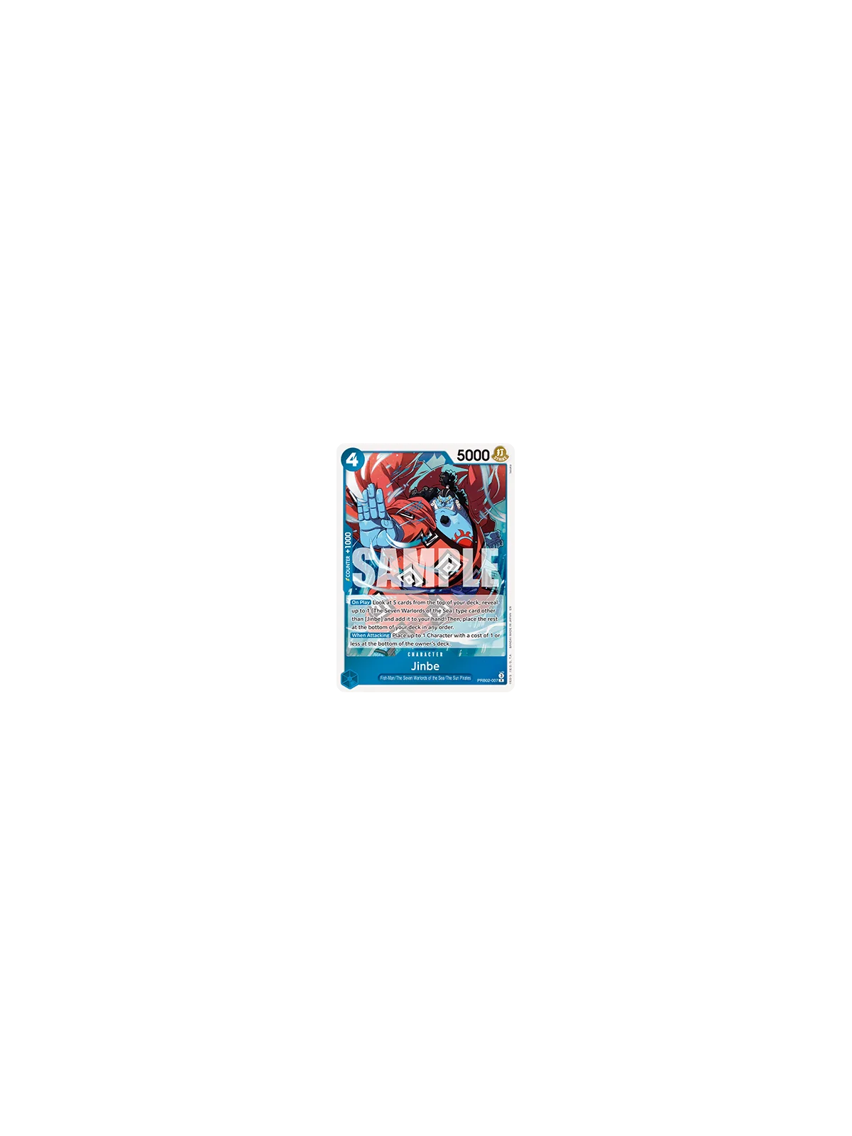 Jinbe (PRB02-007) (V.1) de Bandai en PRB-02 - The Best 2 - Premium Booster | La Cueva Roja