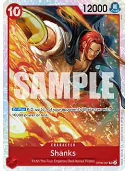 Shanks (OP06-007) (V.1) de Bandai en PRB-02 - The Best 2 - Premium Booster | La Cueva Roja