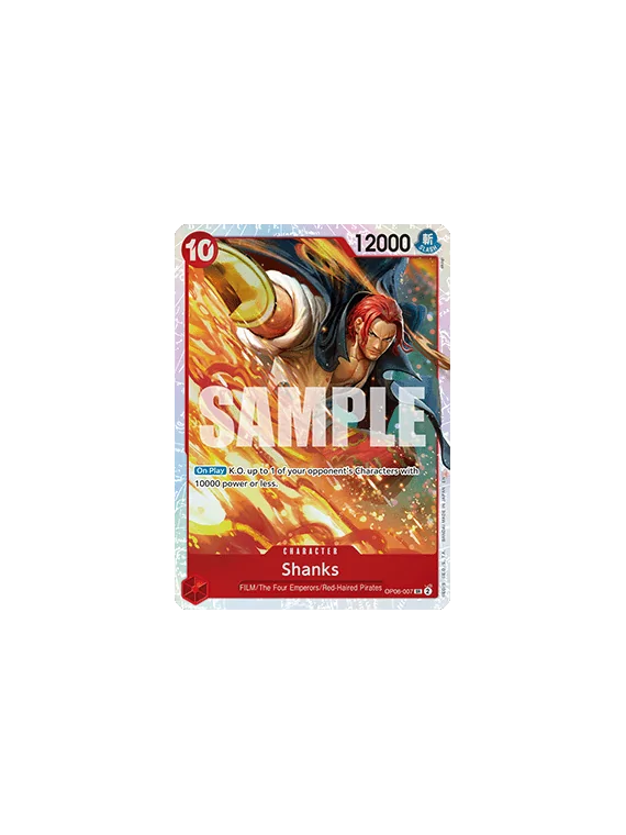 Shanks (OP06-007) (V.1) de Bandai en PRB-02 - The Best 2 - Premium Booster | La Cueva Roja