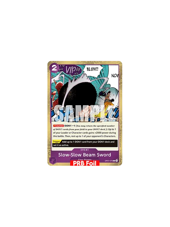 Slow-Slow Beam Sword (OP07-076) (V.2) de Bandai en PRB-02 - The Best 2 - Premium Booster | La Cueva Roja