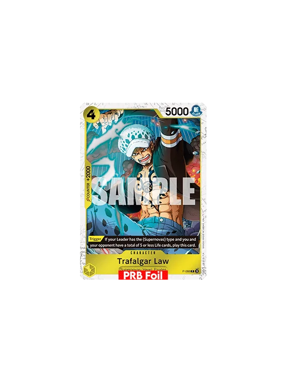 Trafalgar Law (P-088) (V.2) de Bandai en PRB-02 - The Best 2 - Premium Booster | La Cueva Roja