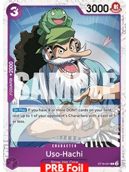 Uso-Hachi (ST18-001) (V.2) de Bandai en PRB-02 - The Best 2 - Premium Booster | La Cueva Roja