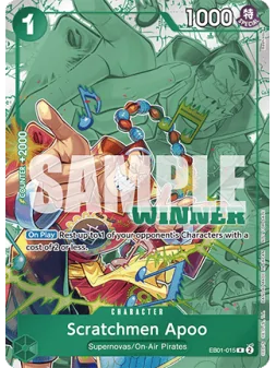 Scratchmen Apoo (EB01-015) (V.2) de  en OP - Otro | La Cueva Roja