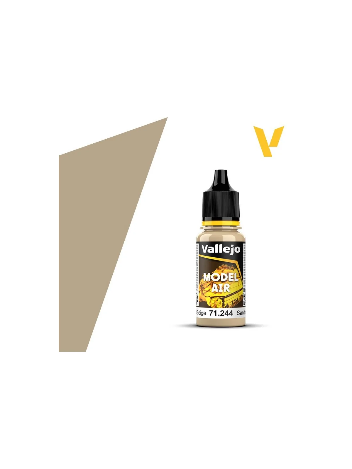 Sandbeige Model Air Vallejo 18ml (71244) de Vallejo en Model Air | La Cueva Roja