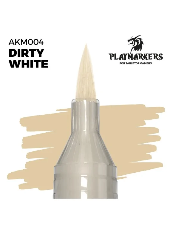 Dirty White: Playmarkers (AKM004) de AK Interactive en Playmarkers | La Cueva Roja