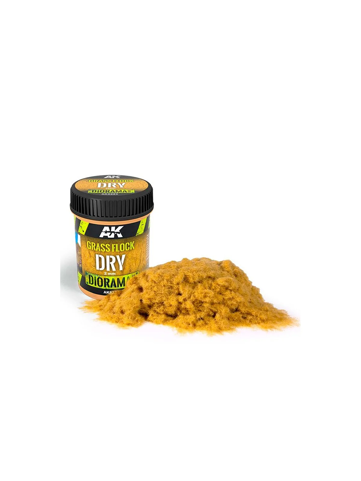 Grass Flock 2mm Dry (AK8223) de AK Interactive en Terrains | La Cueva Roja