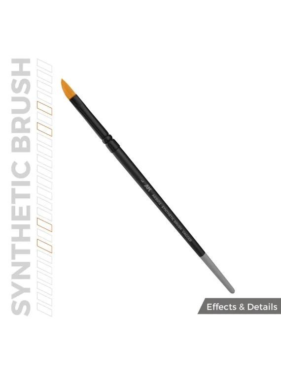 AK Synthetic Brush: Dagger L (AKB012) de AK Interactive en Ak Interactive | La Cueva Roja