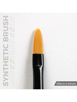 AK Synthetic Brush: Filbert 4 (AKB015) de AK Interactive en Ak Interactive | La Cueva Roja
