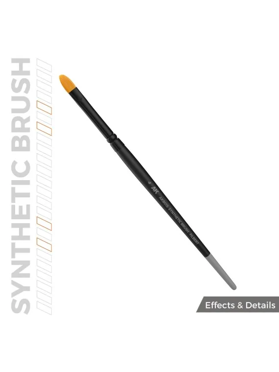 AK Synthetic Brush: Filbert 4 (AKB015) de AK Interactive en Ak Interactive | La Cueva Roja