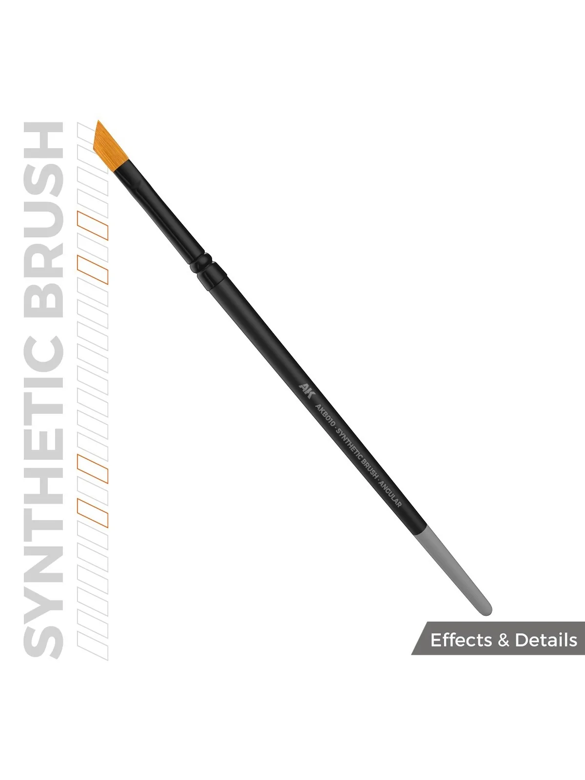 AK Synthetic Brush: Angular (AKB010) de AK Interactive en Ak Interactive | La Cueva Roja