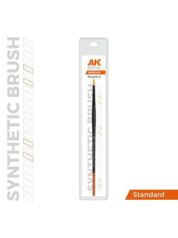 AK Synthetic Brush: Round 2 (AKB009) de AK Interactive en Ak Interactive | La Cueva Roja