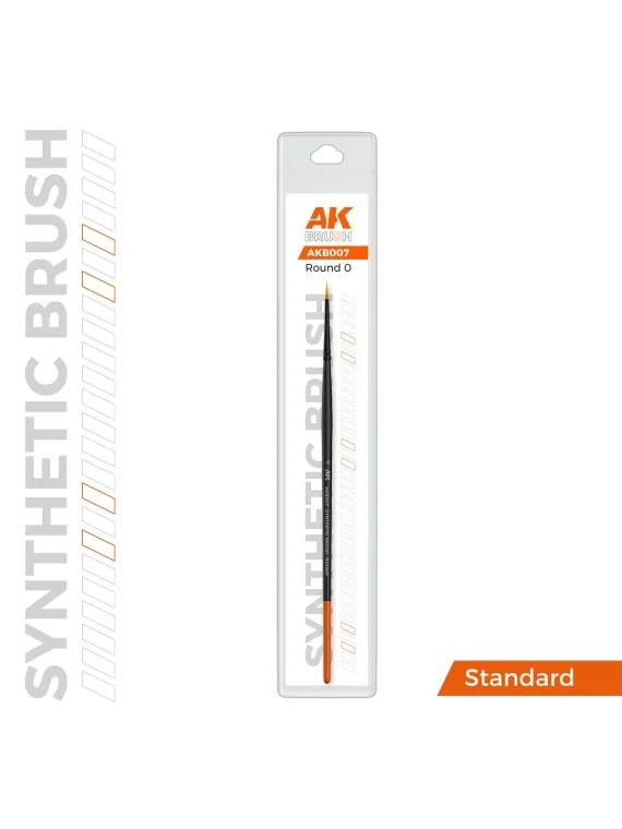 AK Synthetic Brush: Round 0 (AKB007) de AK Interactive en Ak Interactive | La Cueva Roja