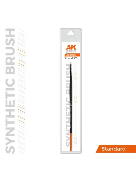AK Synthetic Brush: Round 3/0 (AKB005) de AK Interactive en Ak Interactive | La Cueva Roja