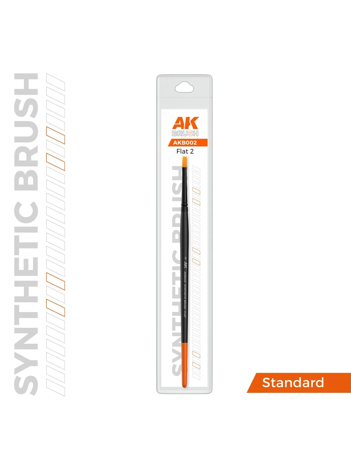 AK Synthetic Brush: Flat 2 (AKB002) de AK Interactive en Ak Interactive | La Cueva Roja
