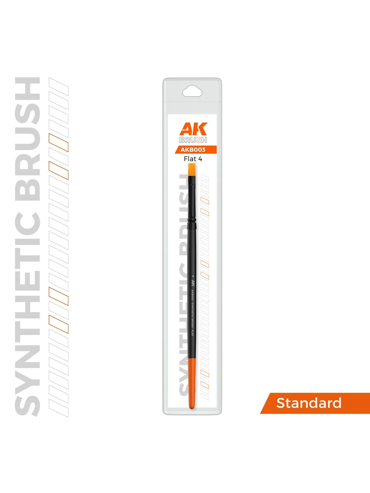 AK Synthetic Brush: Flat 4 (AKB003) de AK Interactive en Ak Interactive | La Cueva Roja