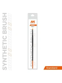 AK Synthetic Brush: Flat 1 (AKB001) de AK Interactive en Ak Interactive | La Cueva Roja