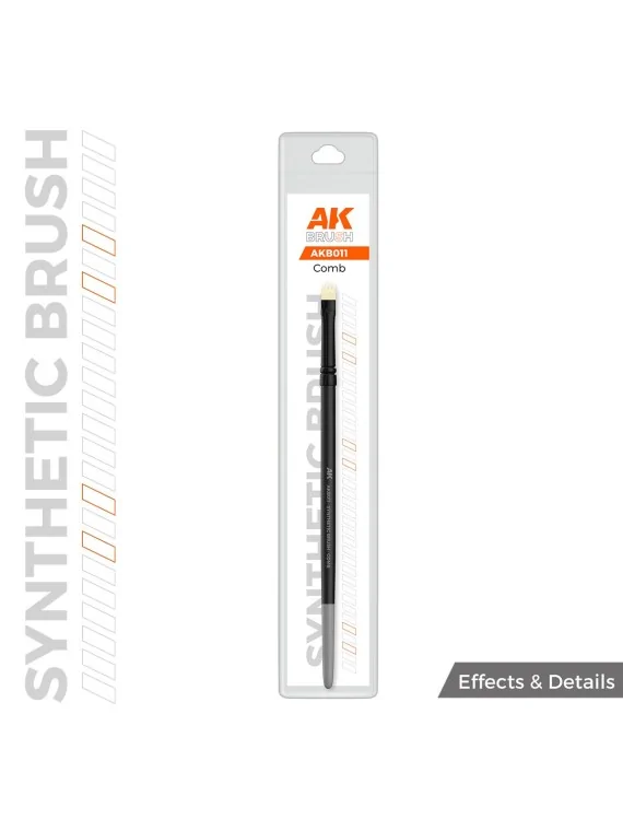 AK Synthetic Brush: Comb (AKB011) de AK Interactive en Ak Interactive | La Cueva Roja