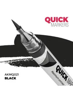 Black: Quick Markers (AKMQ021) de AK Interactive en Quick Markers | La Cueva Roja