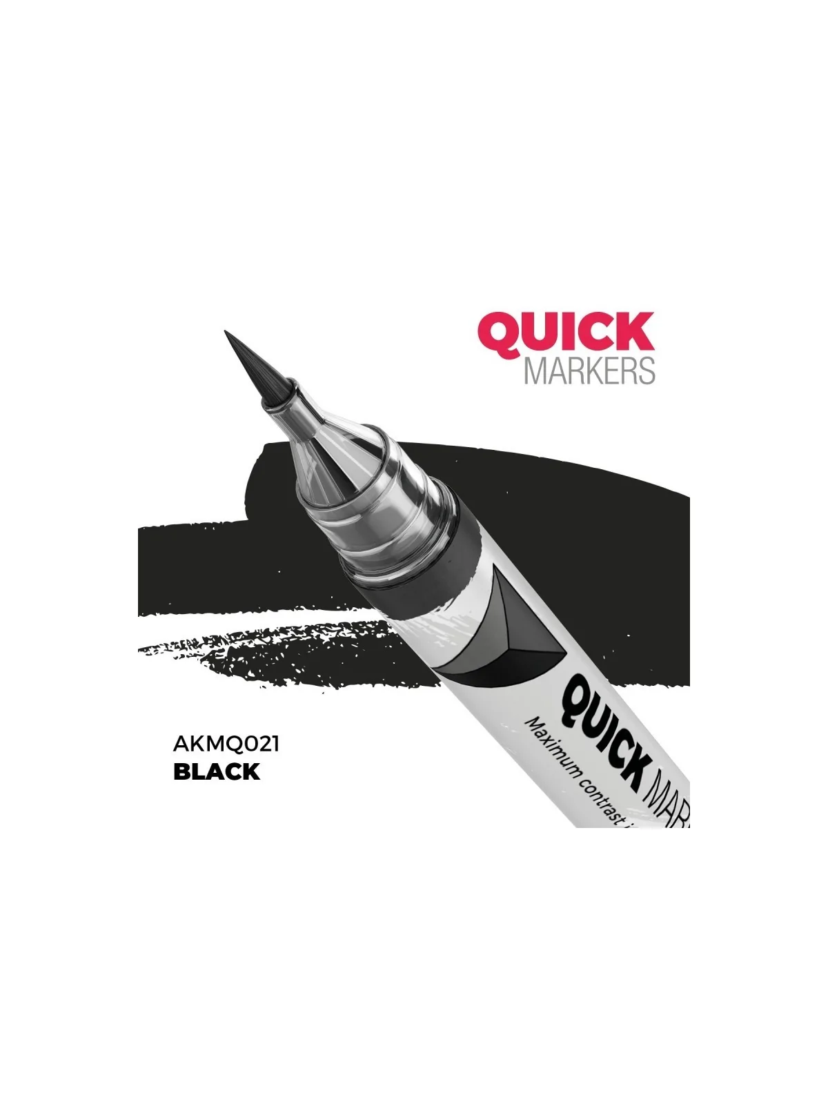 Black: Quick Markers (AKMQ021) de AK Interactive en Quick Markers | La Cueva Roja