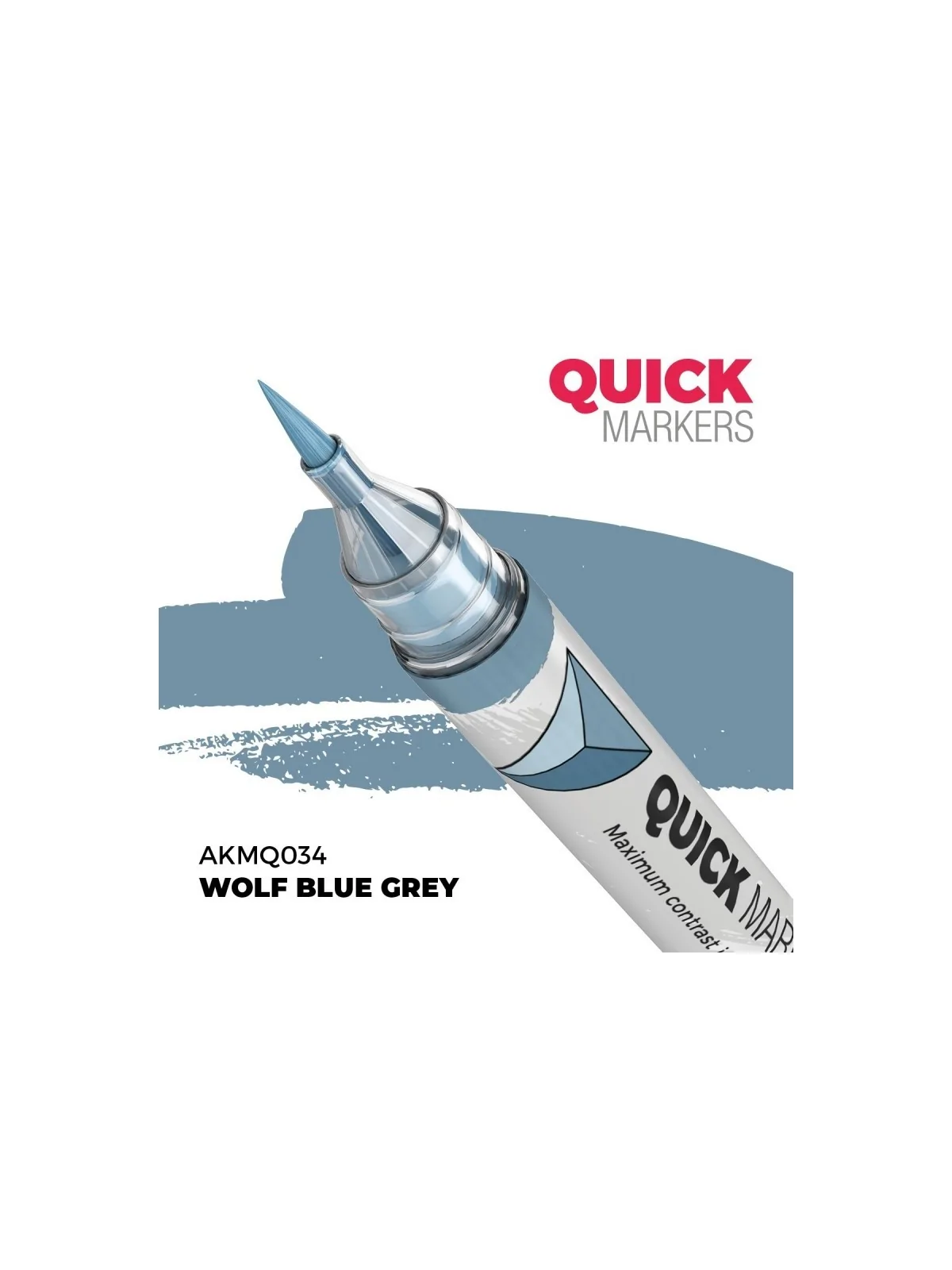Wolf Blue Grey: Quick Markers (AKMQ034) de AK Interactive en Quick Markers | La Cueva Roja