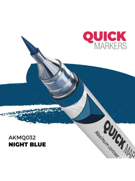 Wolf Blue Grey: Quick Markers (AKMQ034) de AK Interactive en Quick Markers | La Cueva Roja