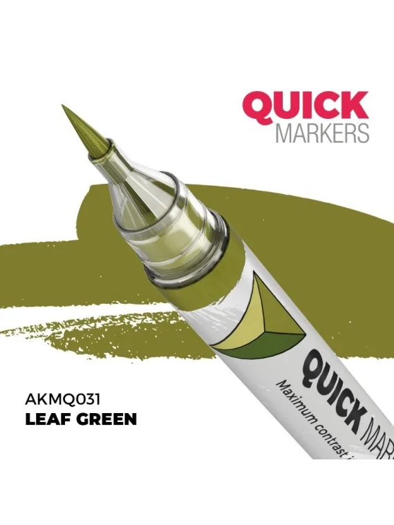 Leaf Green: Quick Markers (AKMQ031) de AK Interactive en Quick Markers | La Cueva Roja
