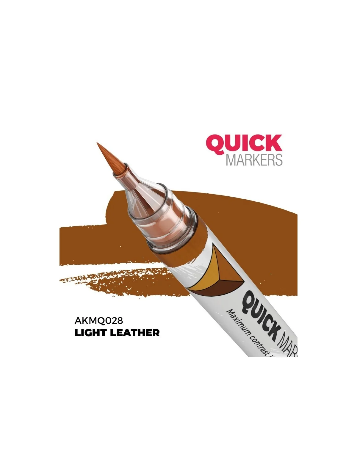 Light Leather: Quick Markers (AKMQ028) de AK Interactive en Quick Markers | La Cueva Roja