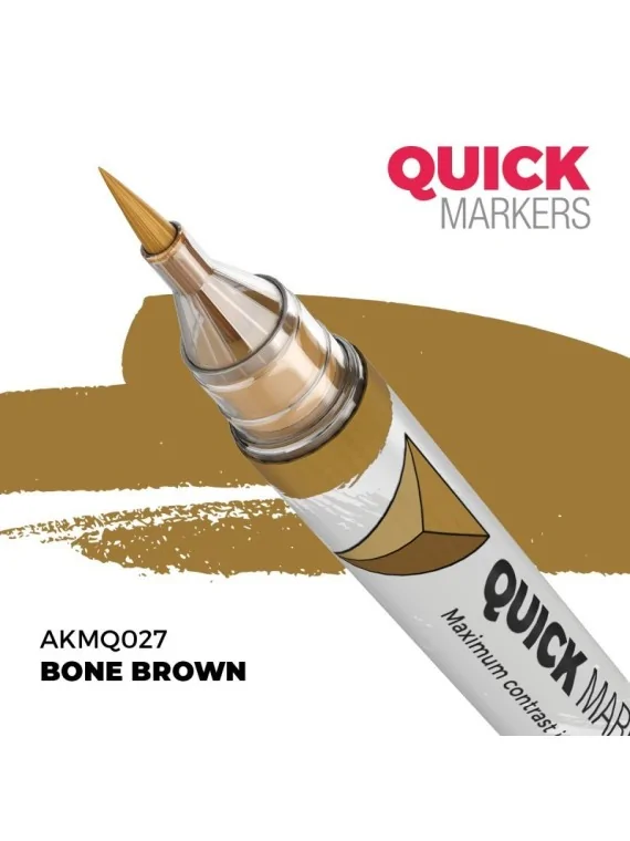 Bone Brown: Quick Markers (AKMQ027) de AK Interactive en Quick Markers | La Cueva Roja