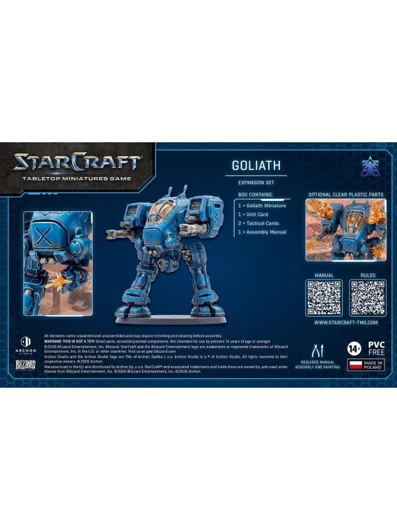 StarCraft The Miniatures Game: Goliath – Terran – Expansion (Ingles) de Archon Studios en StarCraft: Tabletop Miniatures Game | 