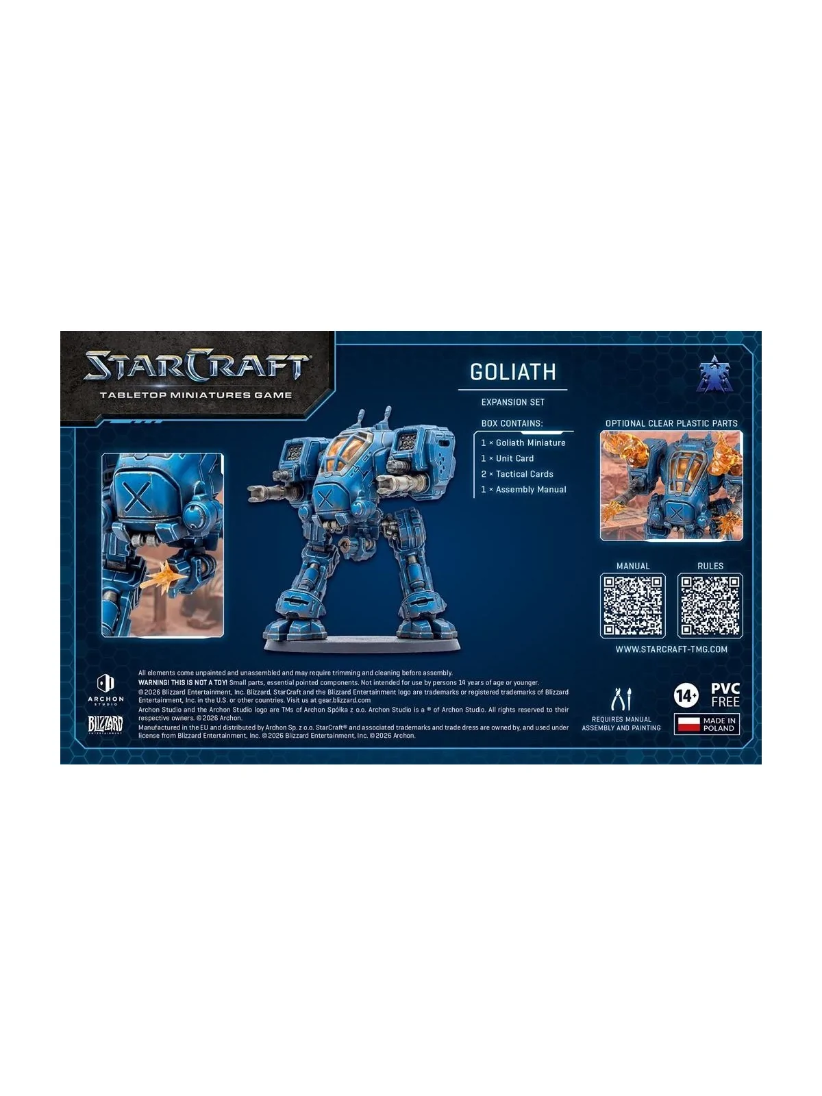 StarCraft The Miniatures Game: Goliath – Terran – Expansion (Ingles) de Archon Studios en StarCraft: Tabletop Miniatures Game | 