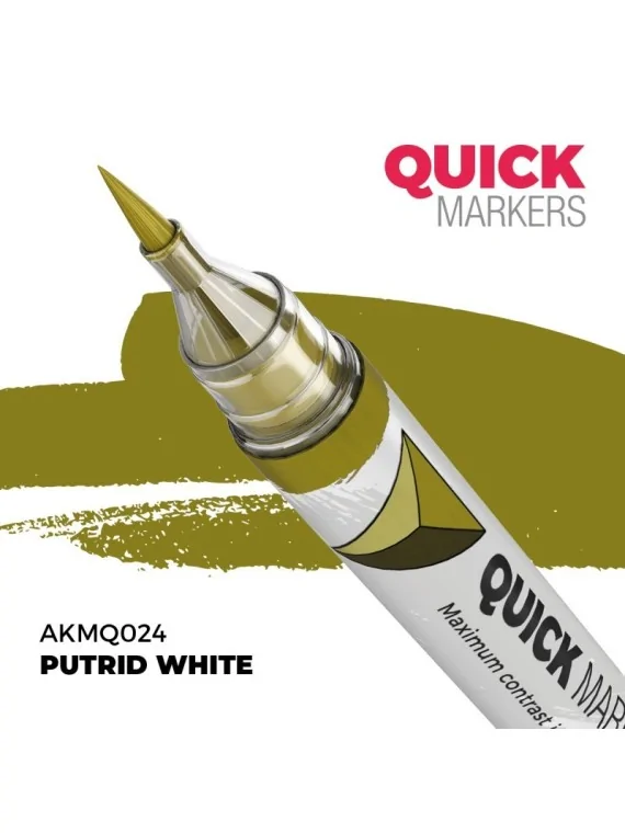 Putrid White: Quick Markers (AKMQ024) de AK Interactive en Quick Markers | La Cueva Roja