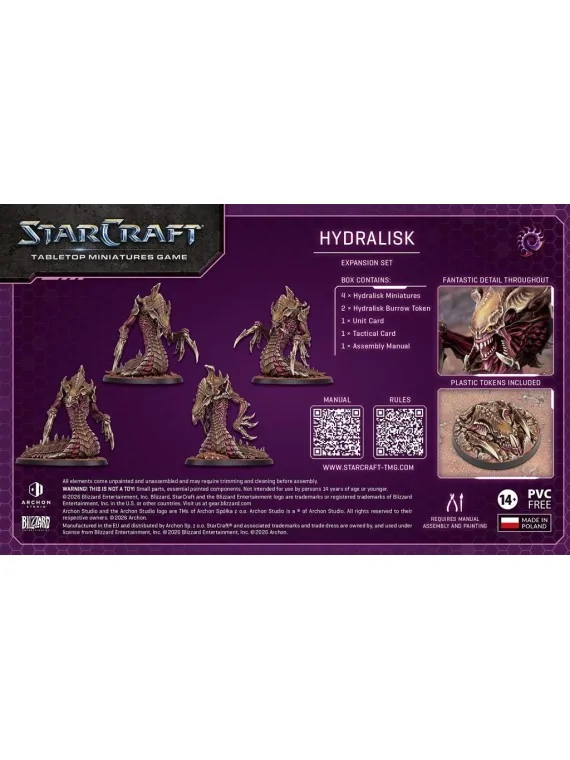 StarCraft The Miniatures Game: Hidralisk – Zerg – Expansion (Ingles) de Archon Studios en StarCraft: Tabletop Miniatures Game | 