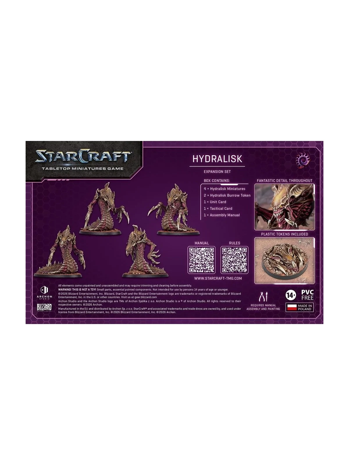 StarCraft The Miniatures Game: Hidralisk – Zerg – Expansion (Ingles) de Archon Studios en StarCraft: Tabletop Miniatures Game | 