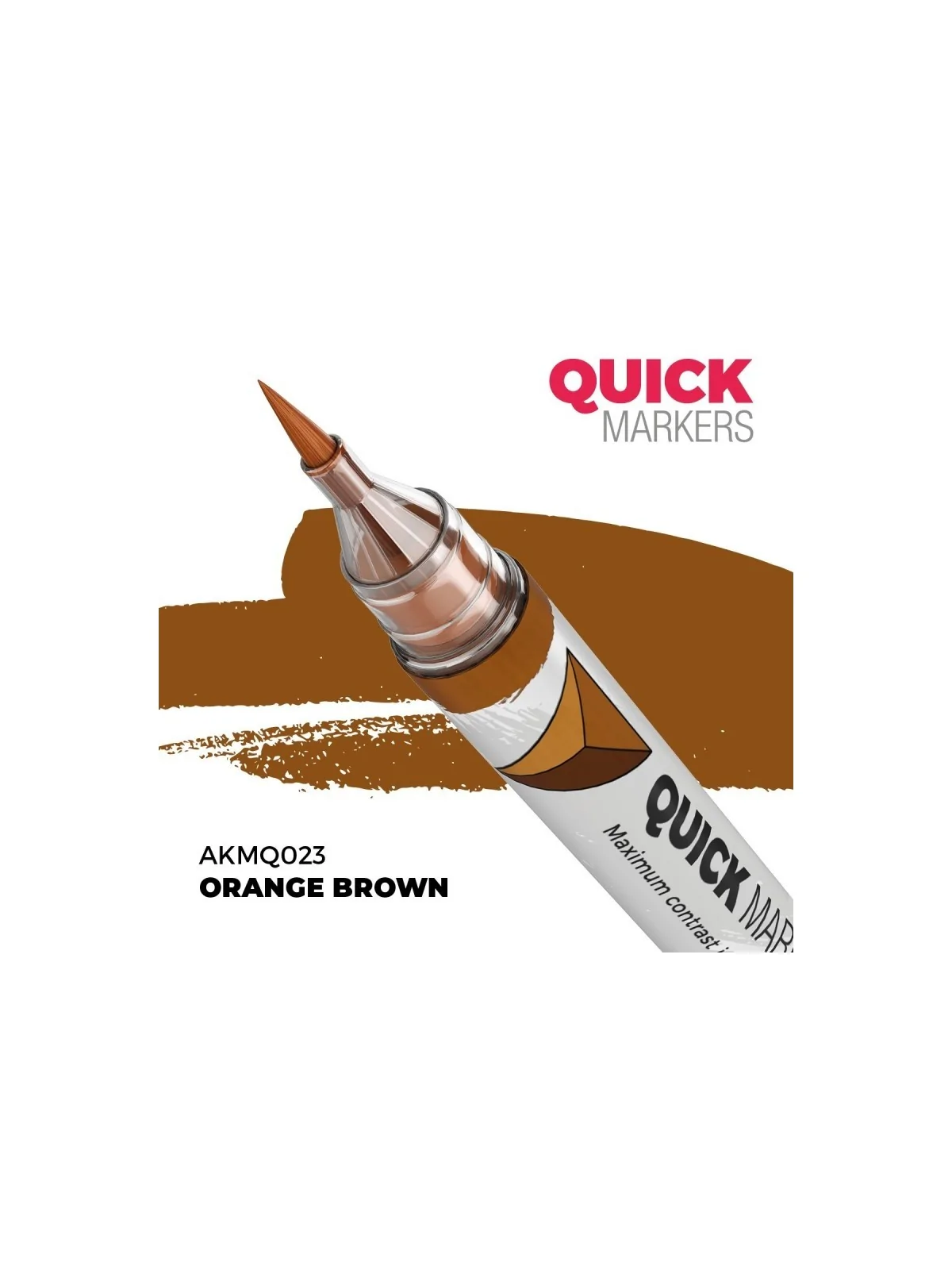 Orange Brown: Quick Markers (AKMQ023) de AK Interactive en Quick Markers | La Cueva Roja