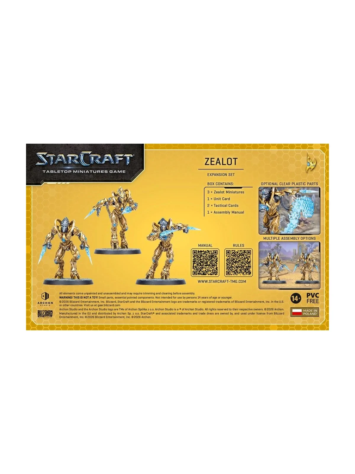 StarCraft The Miniatures Game: Zealot – Protoss – Expansion (Ingles) de Archon Studios en StarCraft: Tabletop Miniatures Game | 