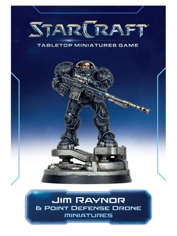 StarCraft The Miniatures Game: Jym Rainor – Terran – Hero Expansion (Ingles) de Archon Studios en StarCraft: Tabletop Miniatures