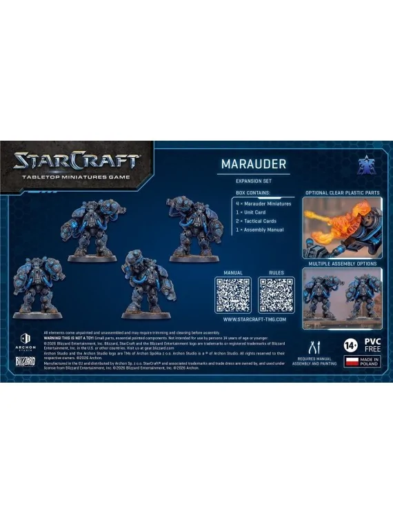StarCraft The Miniatures Game: Marauder – Terran – Expansion (Ingles) de Archon Studios en StarCraft: Tabletop Miniatures Game |