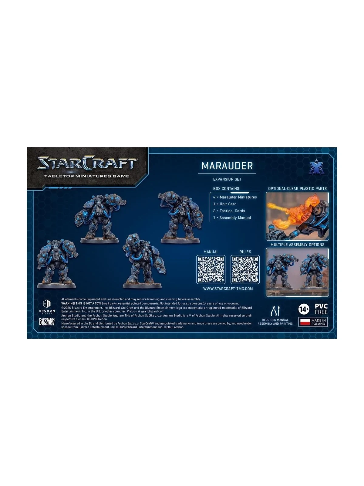 StarCraft The Miniatures Game: Marauder – Terran – Expansion (Ingles) de Archon Studios en StarCraft: Tabletop Miniatures Game |