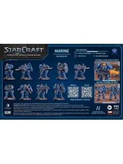 StarCraft The Miniatures Game: Marine – Terran – Expansion (Ingles) de Archon Studios en StarCraft: Tabletop Miniatures Game | L