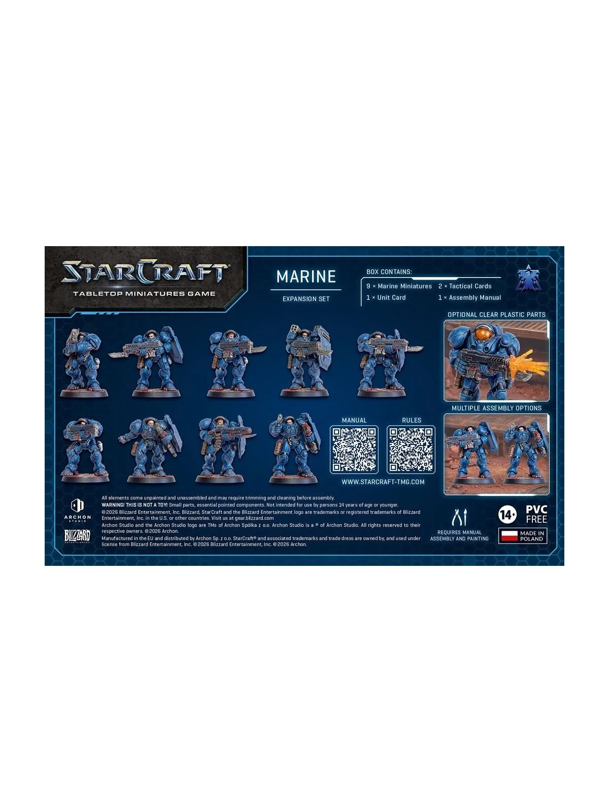 StarCraft The Miniatures Game: Marine – Terran – Expansion (Ingles) de Archon Studios en StarCraft: Tabletop Miniatures Game | L