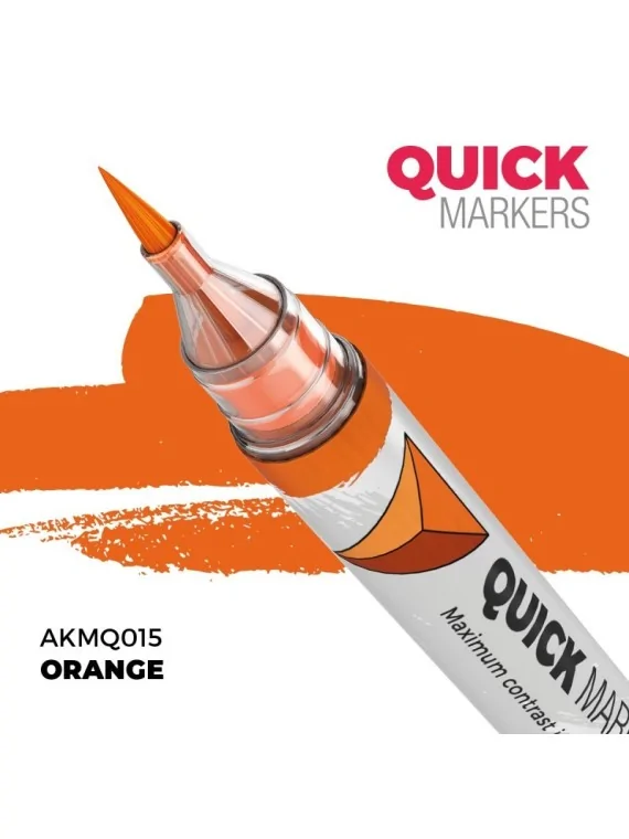 Orange: Quick Markers (AKMQ015) de AK Interactive en Quick Markers | La Cueva Roja