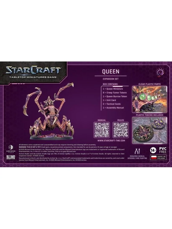 StarCraft The Miniatures Game: Queen – Zerg – Expansion (Ingles) de Archon Studios en StarCraft: Tabletop Miniatures Game | La C