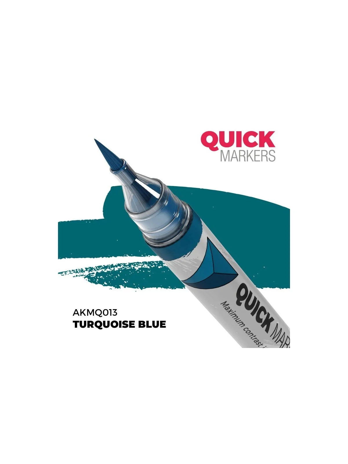 Turquoise Blue: Quick Markers (AKMQ013) de AK Interactive en Quick Markers | La Cueva Roja