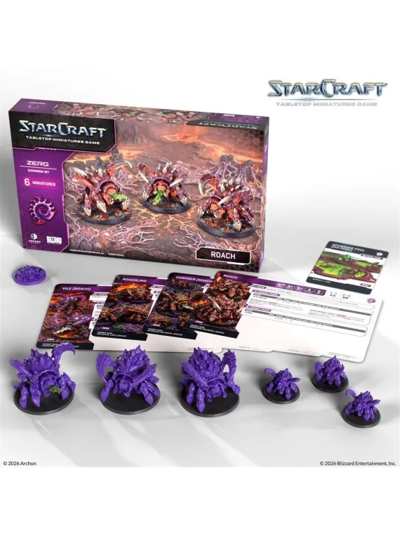 StarCraft The Miniatures Game: Roach – Zerg – Expansion (Ingles) de Archon Studios en StarCraft: Tabletop Miniatures Game | La C