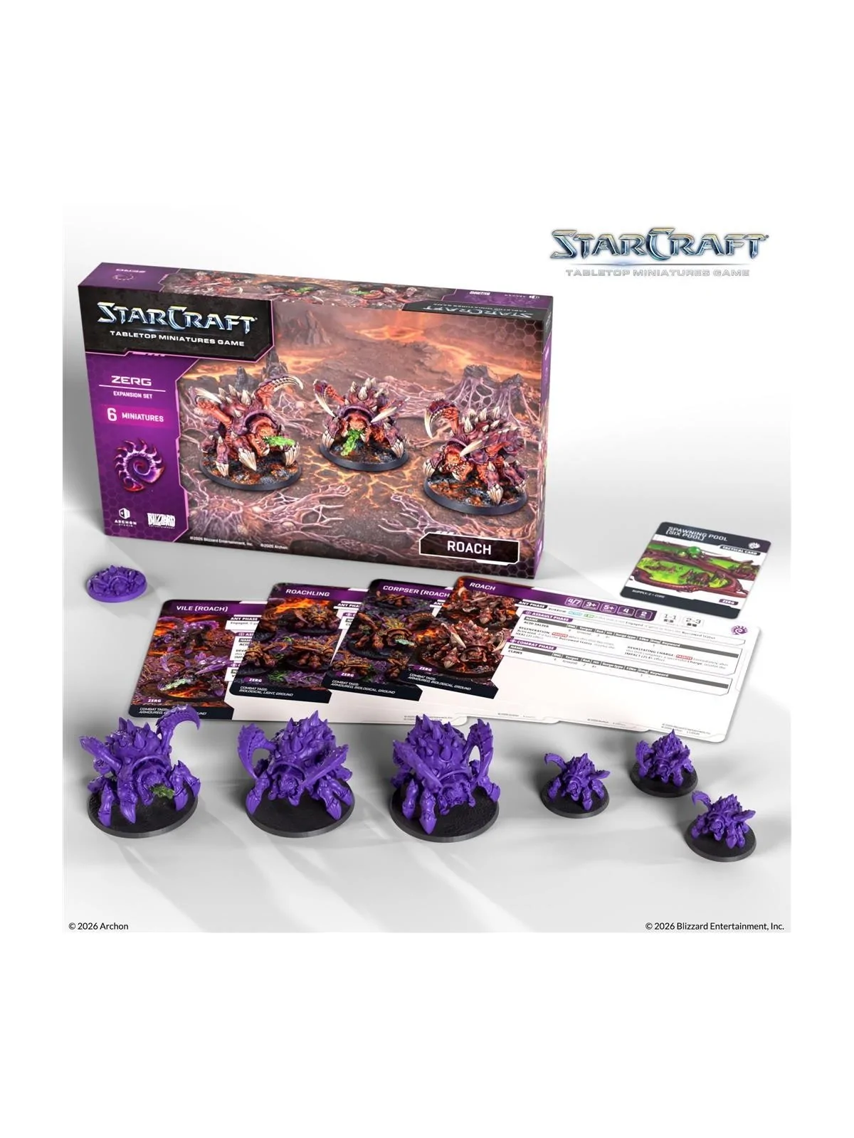 StarCraft The Miniatures Game: Roach – Zerg – Expansion (Ingles) de Archon Studios en StarCraft: Tabletop Miniatures Game | La C