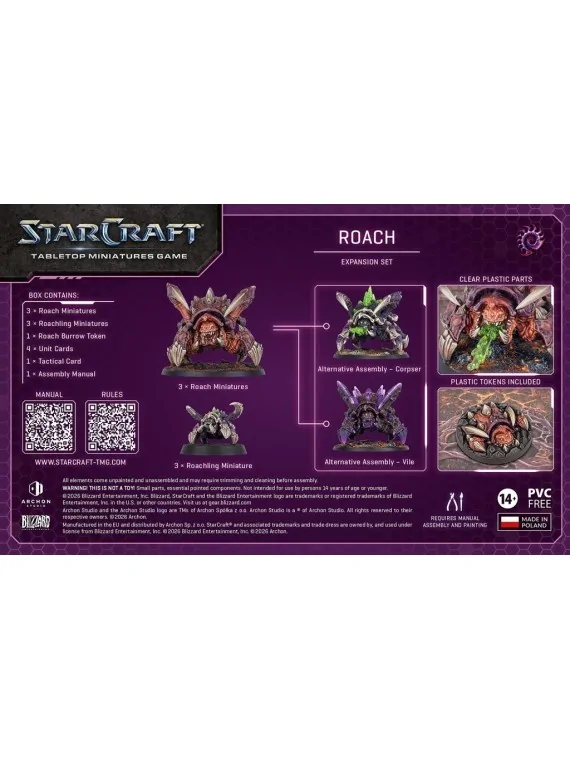 StarCraft The Miniatures Game: Roach – Zerg – Expansion (Ingles) de Archon Studios en StarCraft: Tabletop Miniatures Game | La C