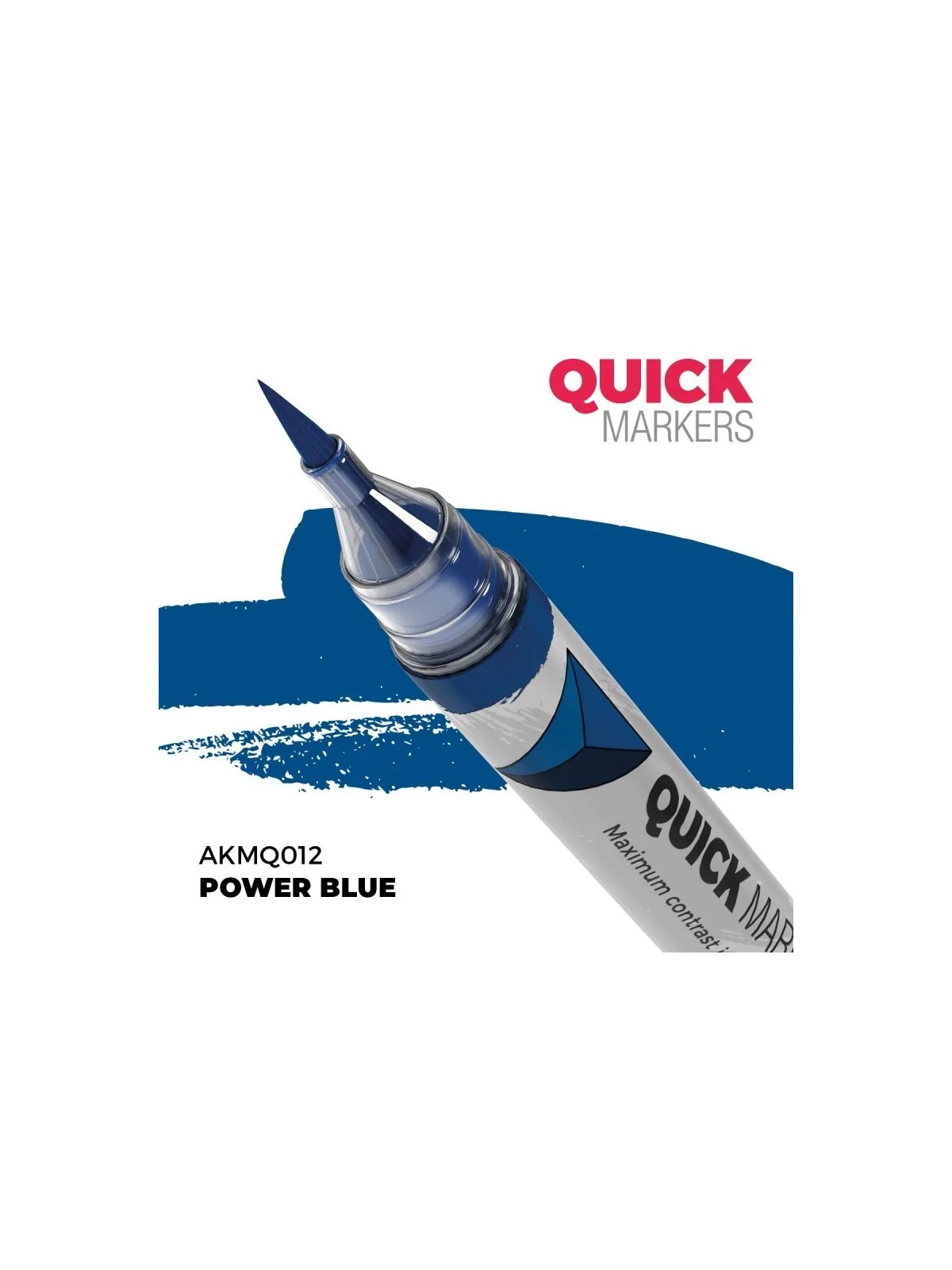 Power Blue: Quick Markers (AKMQ012) de AK Interactive en Quick Markers | La Cueva Roja