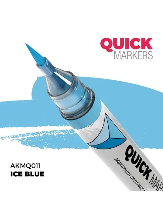 Ice Blue: Quick Markers (AKMQ011) de AK Interactive en Quick Markers | La Cueva Roja