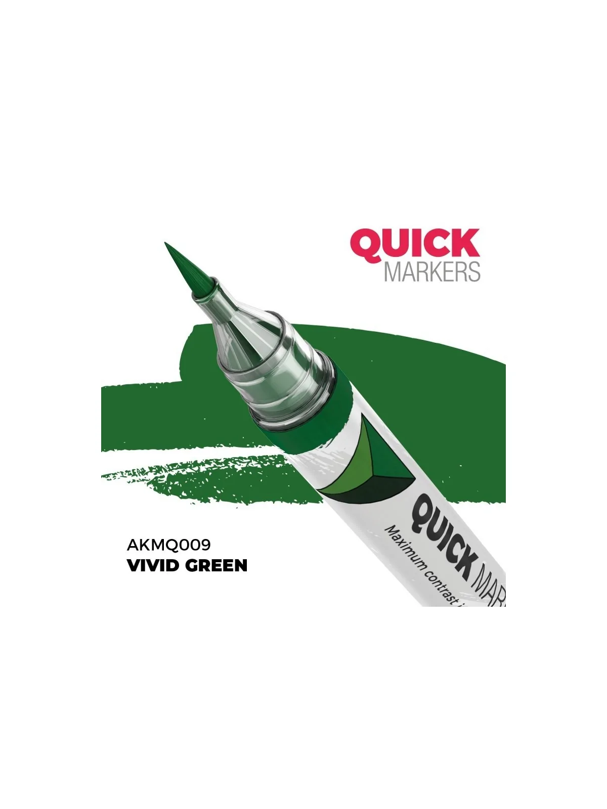 Vivid Green: Quick Markers (AKMQ009) de AK Interactive en Quick Markers | La Cueva Roja