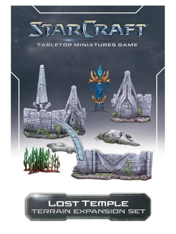 StarCraft The Miniatures Game: Lost Temple – Terrain Expansion Set (Ingles) de Archon Studios en StarCraft: Tabletop Miniatures 
